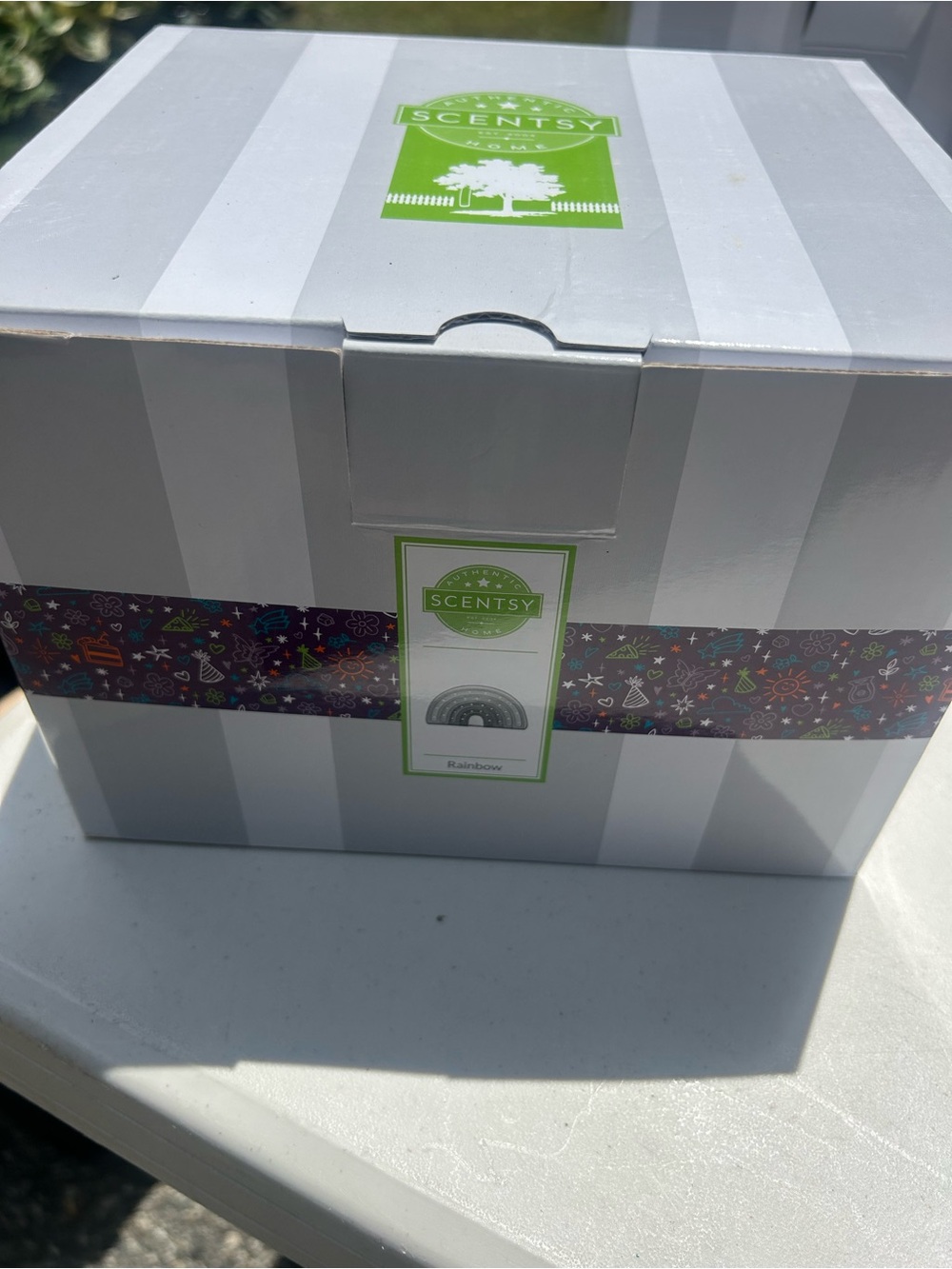 Scentsy rainbow wax warmer